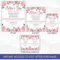 flower sale flyer for mom mothers day invitation spring event flyer